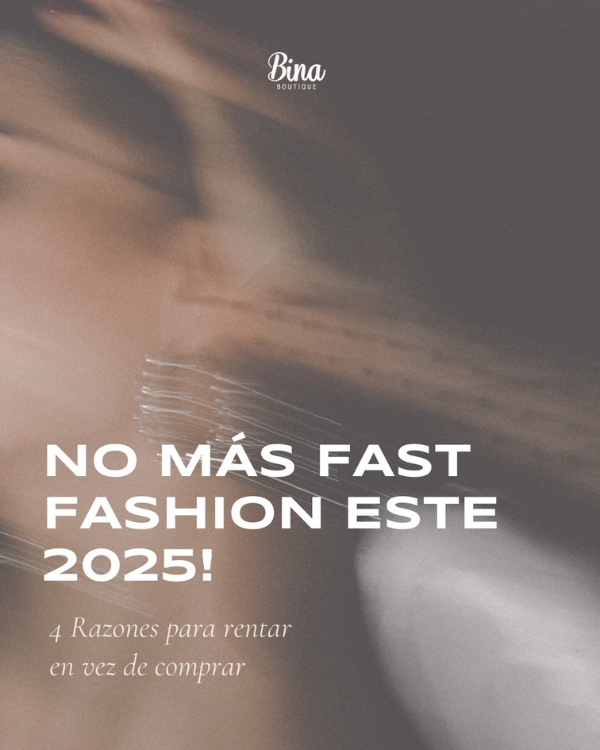 NO MAS FAST FASHION ESTE 2025